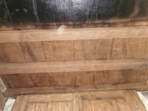 aerogommage plafond brulé en cours