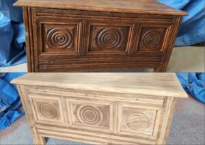 aerogommage coffre avant-après